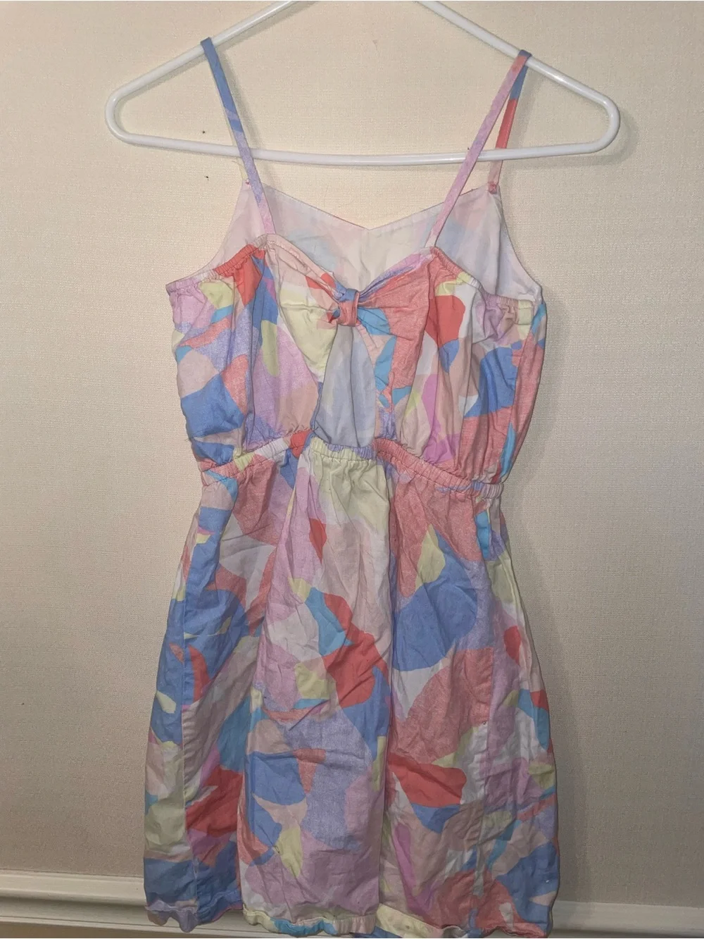 GAP Kids Pastel Pink and Light Blue Sleeveless Dress